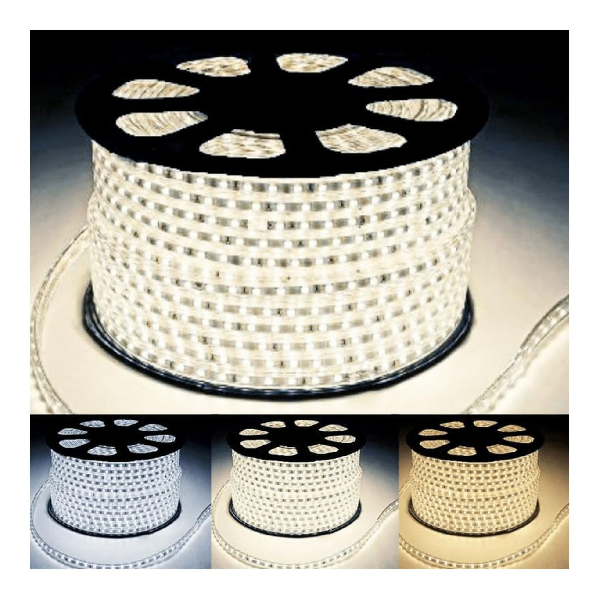 Luminaire decoratif Blanc et Ambre avec diffusion lumineuse harmonieuse IP65 4000K