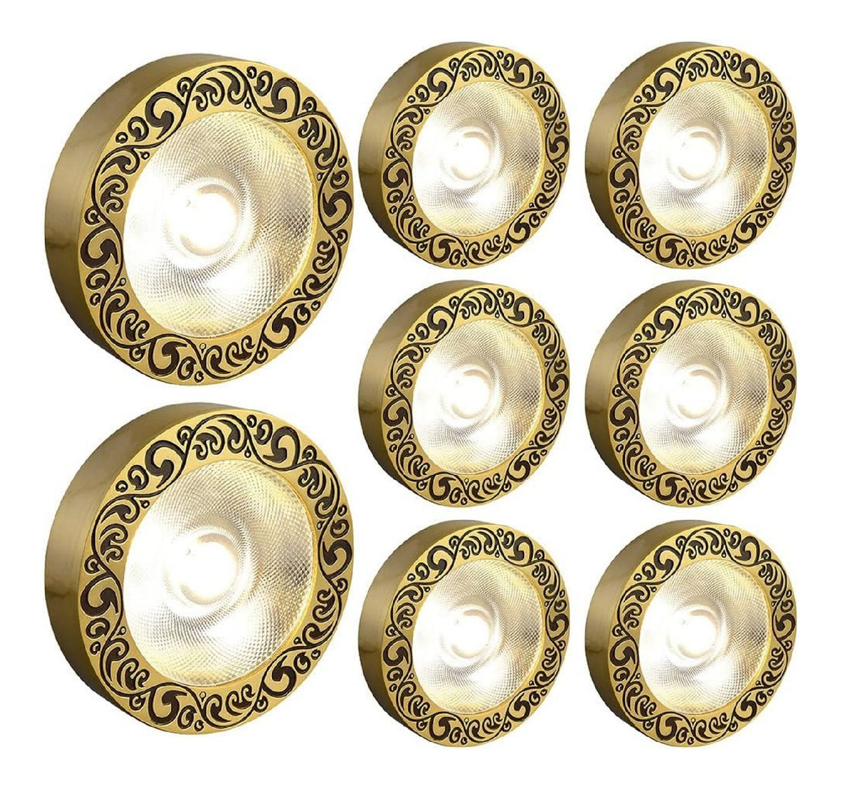 Spot de plafond Blanc et Dore au style moderne avec conception fonctionnelle 3 W 3000K