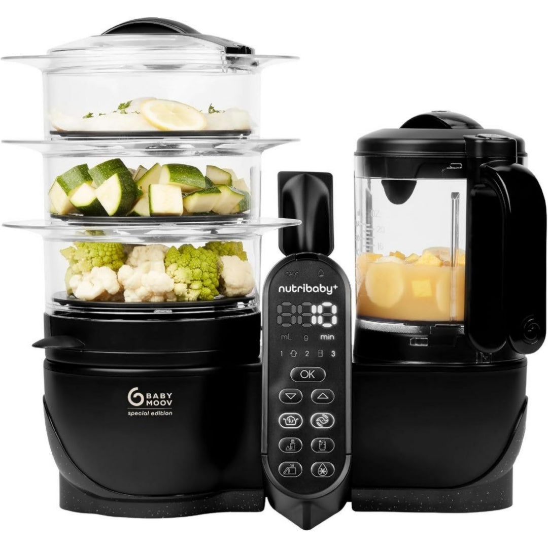 Babymoov Robot multifonction 2.9 L Noir Programmable Compatible lave-vaisselle