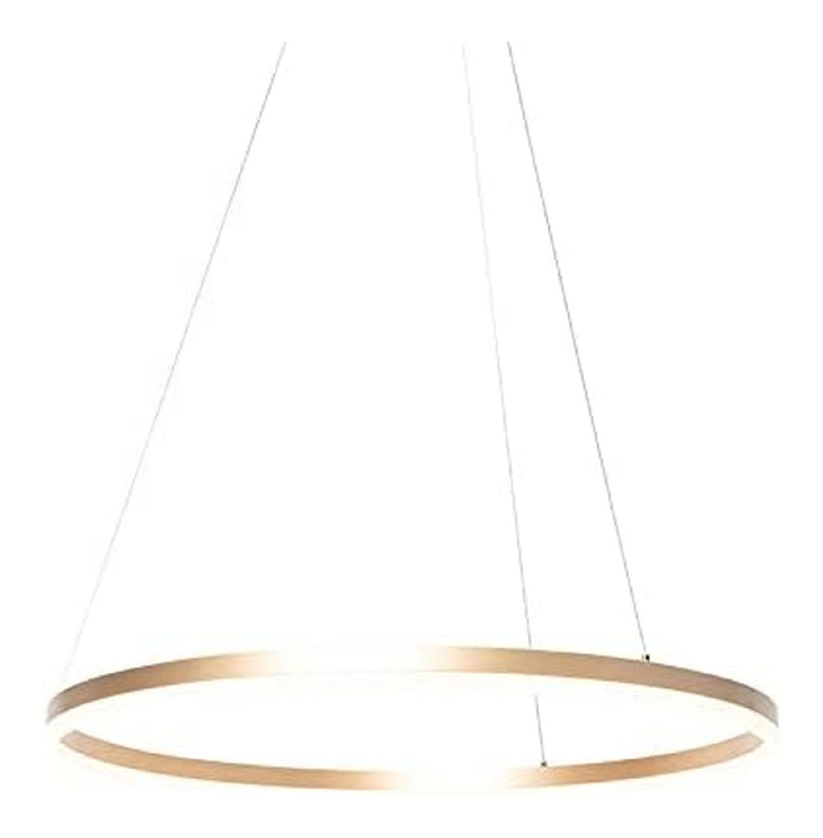 Luminaire Dore et Ambre a silhouette graphique de type suspension IP20