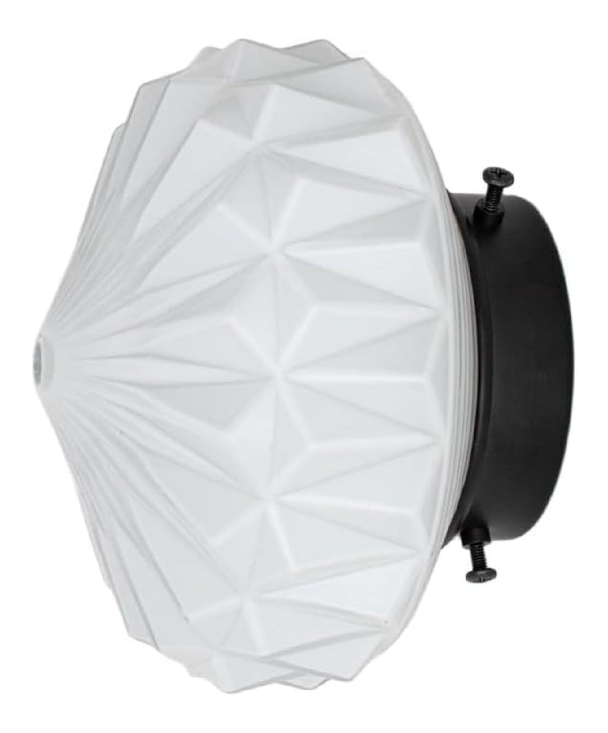 Luminaire Noir et Rouge a silhouette graphique de type applique murale 3W