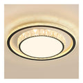 Lustre decoratif Noir et Blanc avec diffusion lumineuse harmonieuse 6J-3422
