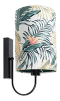 Applique murale Gris et Ambre a presence elegante et lumiere agreable 60 W IP20