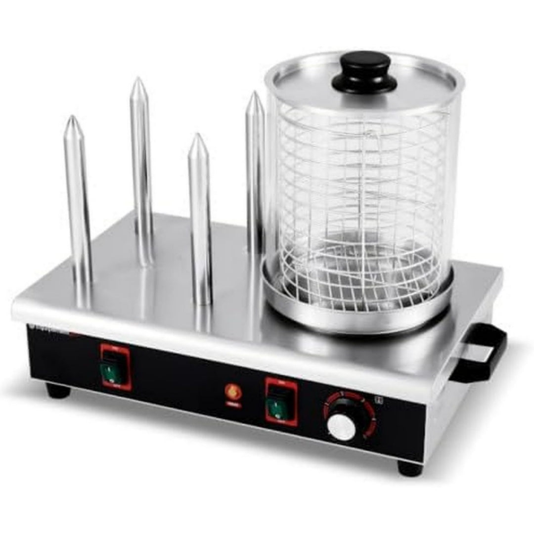Equipementpro Appareil a hot-dog 650 W Acier inoxydable