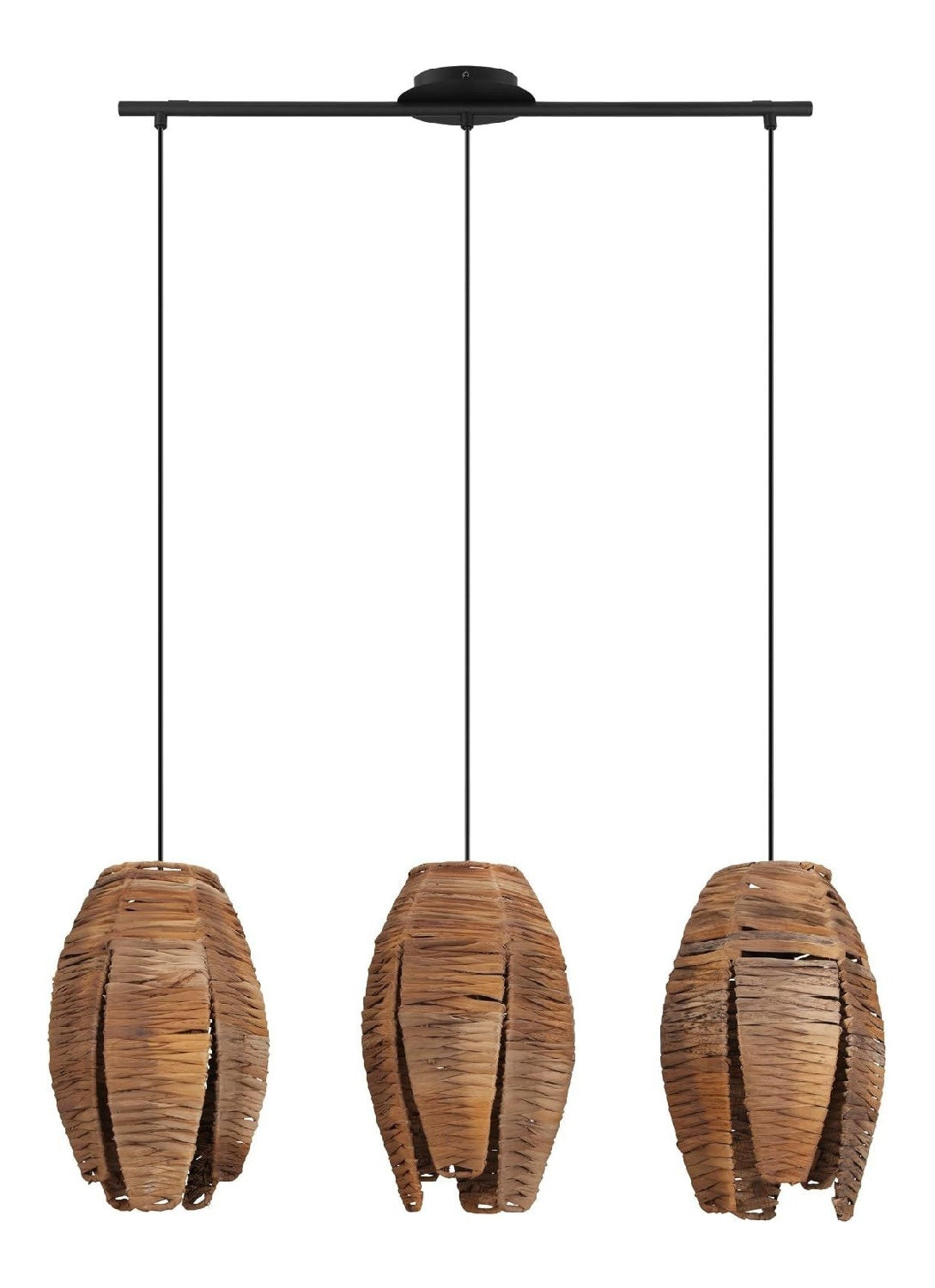 Suspension Noir au style moderne avec conception fonctionnelle E27 PP-9627