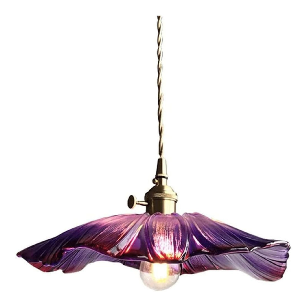 Suspension Ambre et Cuivre au style moderne avec conception fonctionnelle 60 W E27