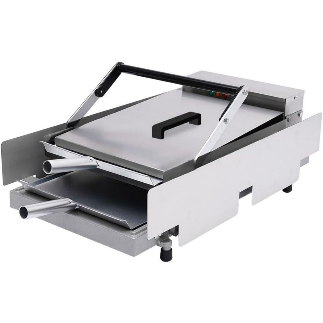 KumuJ Gril electrique 2000 W Acier inoxydable Compact