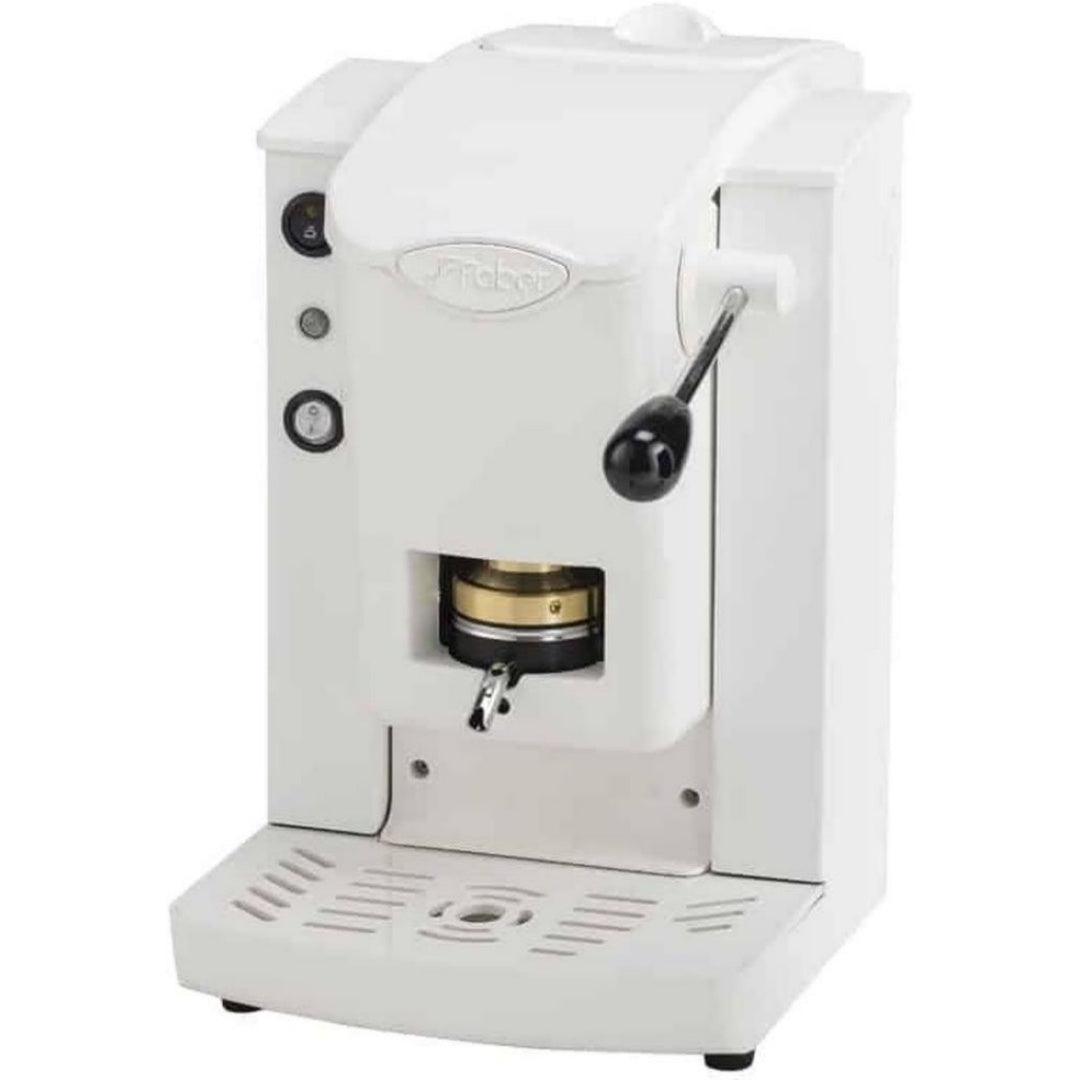 Faber Machine a cafe a dosettes 1.3 L Blanc Reglable Pieces amovibles