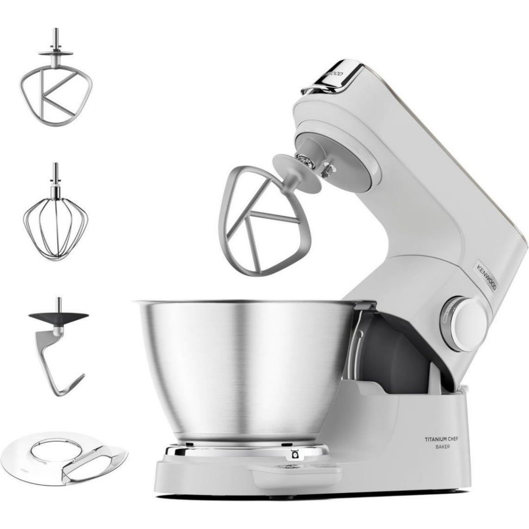 Kenwood Robot multifonction 5 L 1200 W Blanc Acier inoxydable