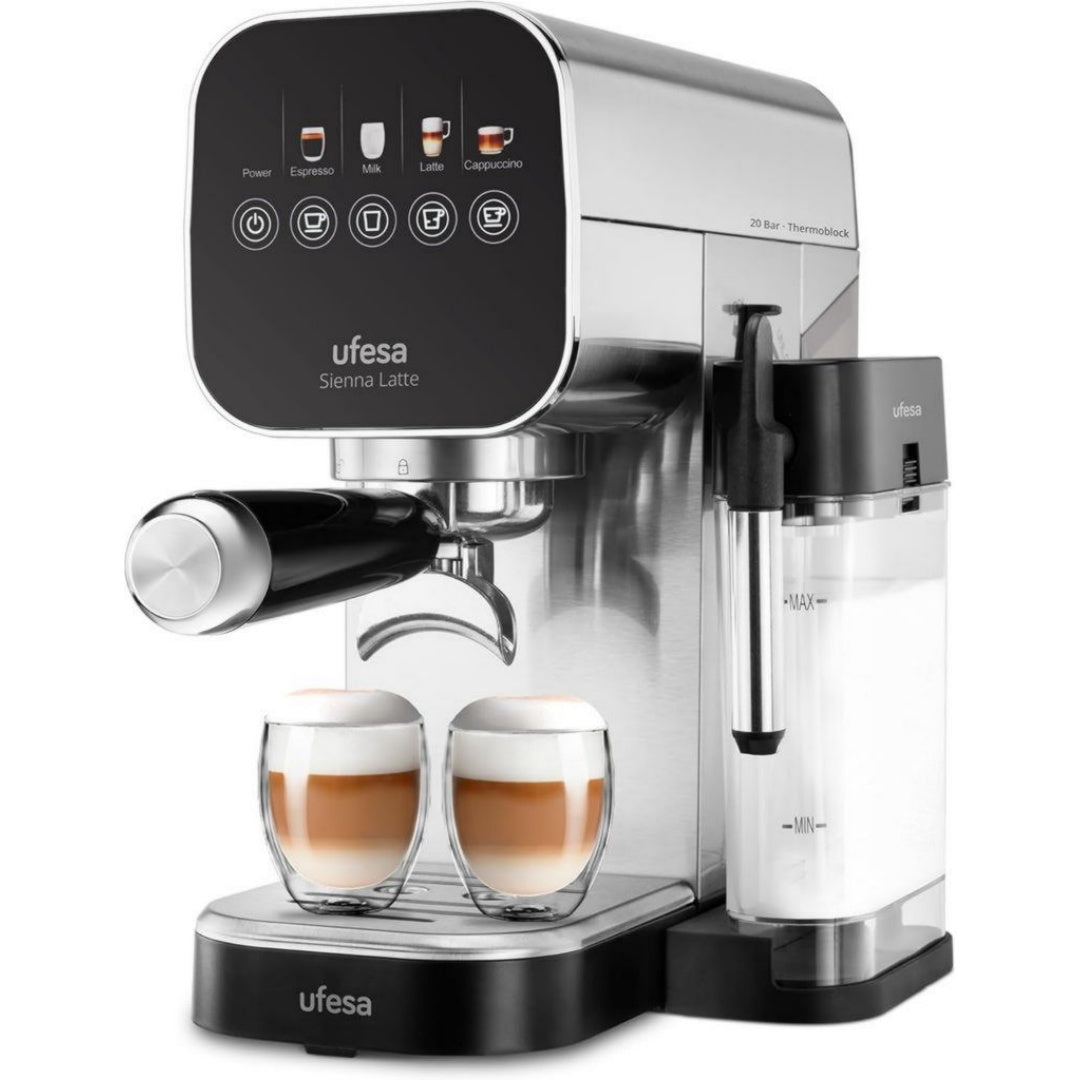 Ufesa Machine a cafe 0.9 L 1360 W Creme Compact Pieces amovibles