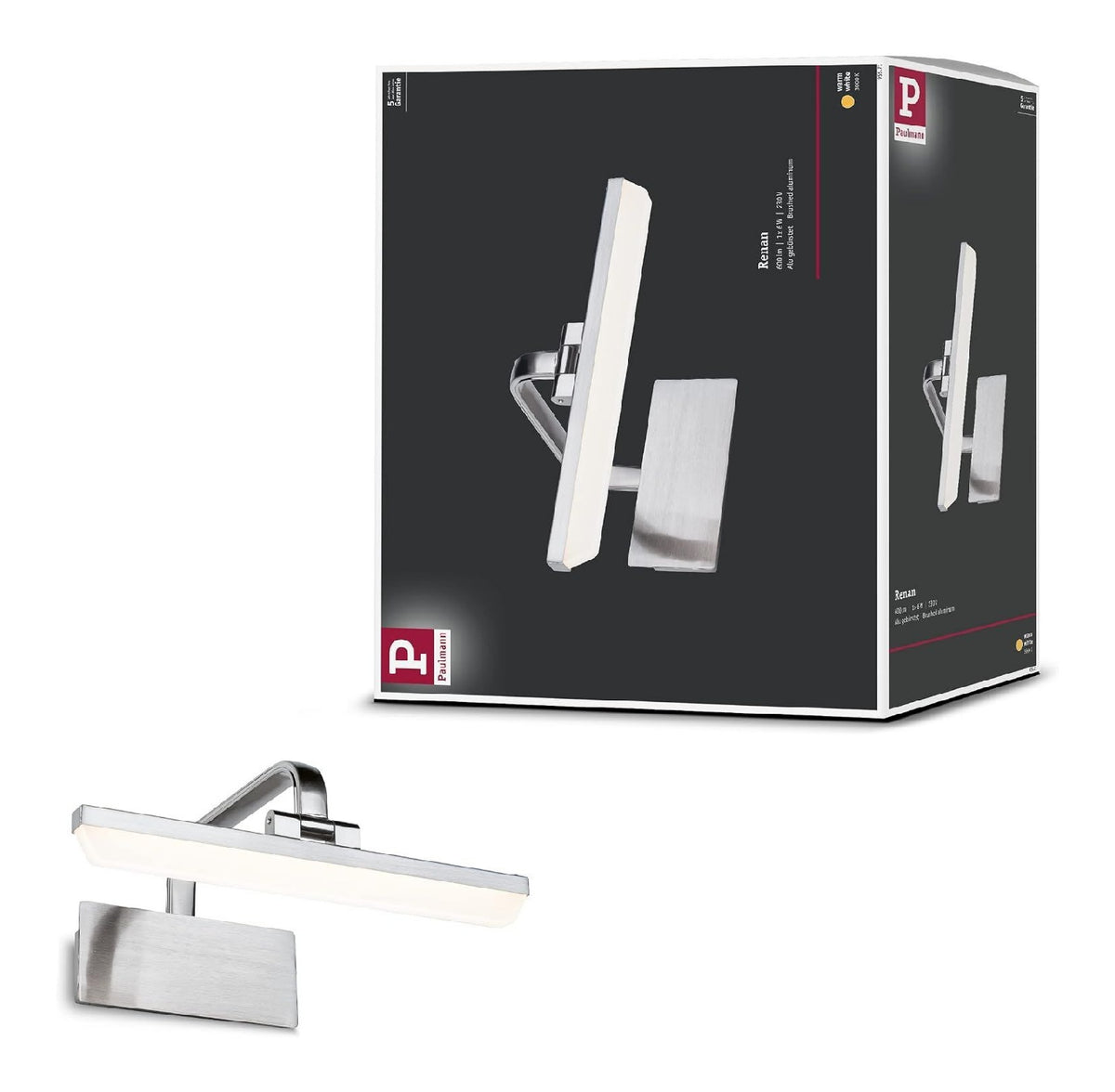 Applique murale Blanc aux lignes epurees avec eclairage confortable 6 W 3000 K