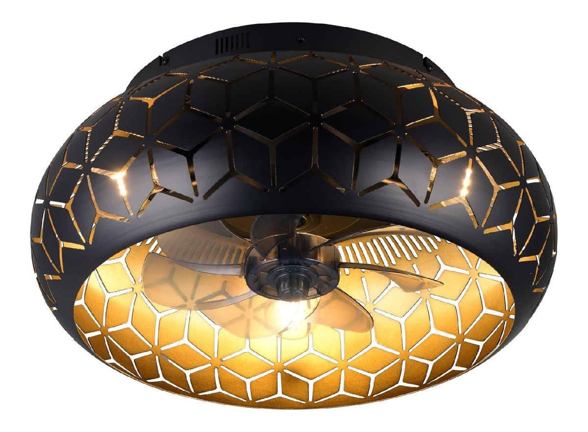 Lampe de table Noir et Rouge a presence elegante et lumiere agreable 15W E27