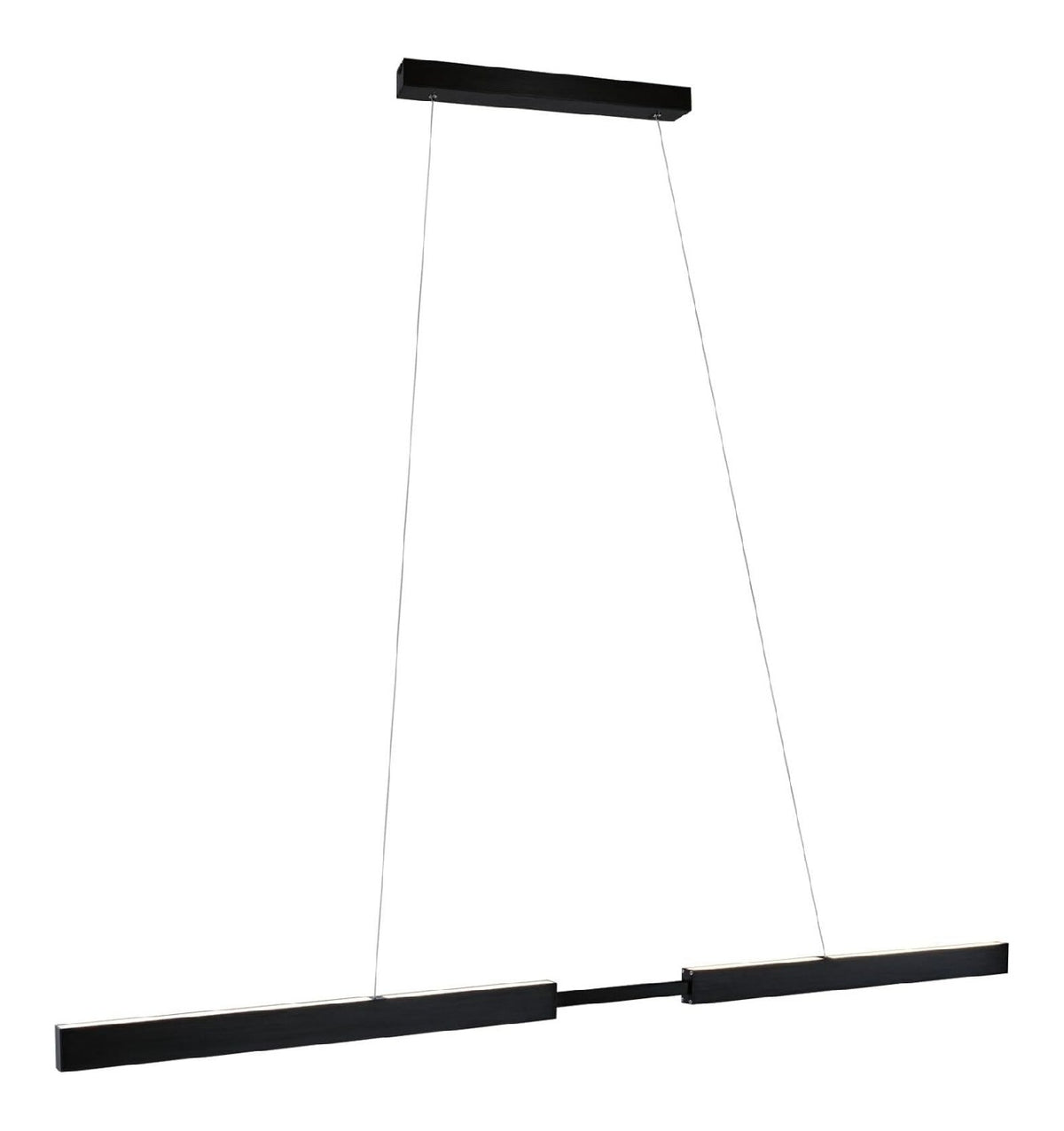 Eclairage Noir et Blanc contemporain en version suspension 2700K