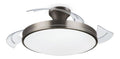 Solution lumineuse Ambre et Transparent au dessin sobre en format plafonnier 28W 2700K