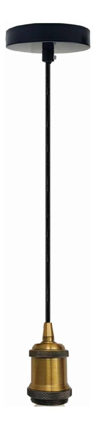 Suspension decoratif Noir et Rose avec diffusion lumineuse harmonieuse E27