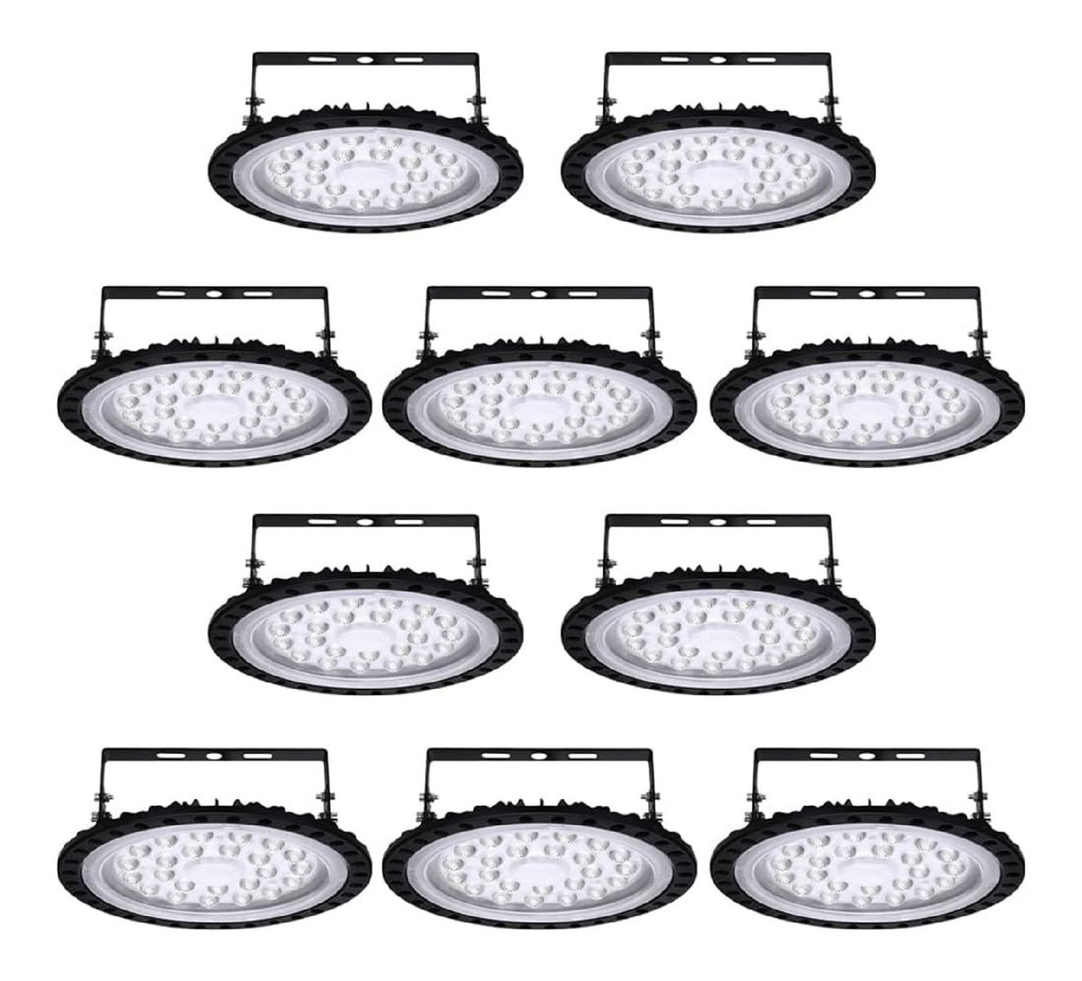 Spot de plafond decoratif Blanc avec diffusion lumineuse harmonieuse 100W IP65 6000K