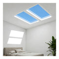 Plafonnier decoratif Blanc et Gris avec diffusion lumineuse harmonieuse