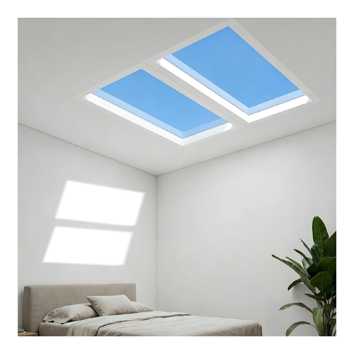 Plafonnier decoratif Blanc et Gris avec diffusion lumineuse harmonieuse
