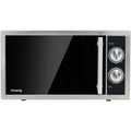H.Koenig Four micro-ondes 23 L 900 W Argente Fonction grill Decongelation