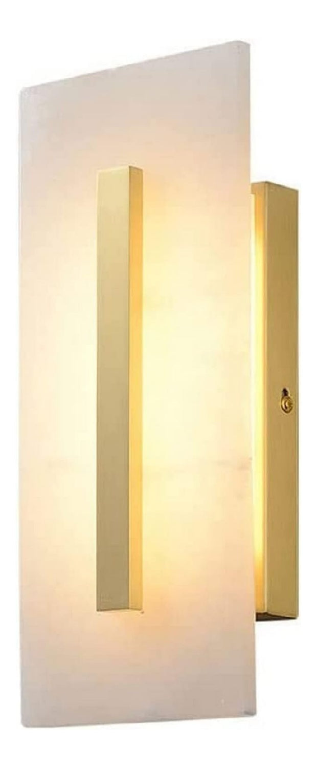 Applique murale decoratif Blanc et Ambre avec diffusion lumineuse harmonieuse J8-4450