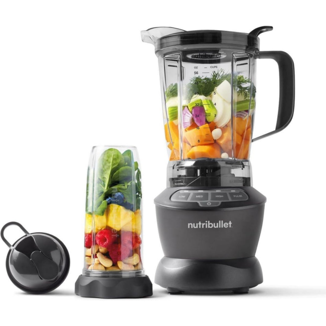 NutriBullet Mixeur 1.9 L 1200 W Noir Acier inoxydable