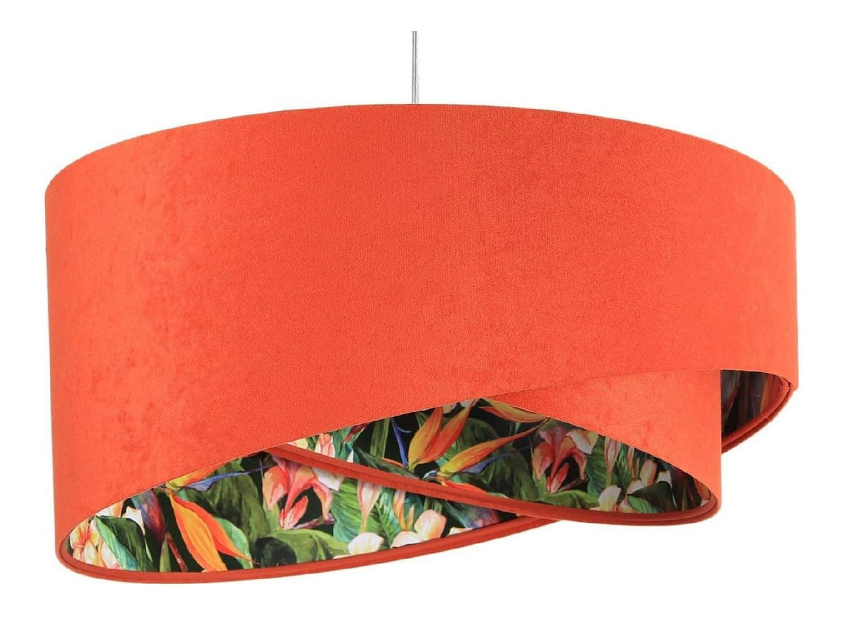 Suspension decoratif Rouge avec diffusion lumineuse harmonieuse 60 W IP20