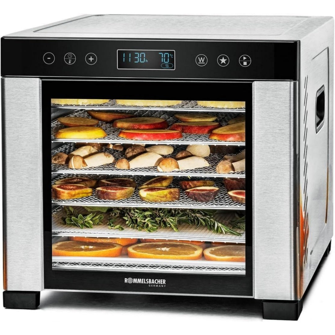 Rommelsbacher Deshydrateur alimentaire Acier inoxydable Programmable