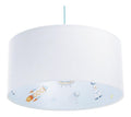 Suspension decoratif Blanc et Rouge avec diffusion lumineuse harmonieuse 60 W IP20
