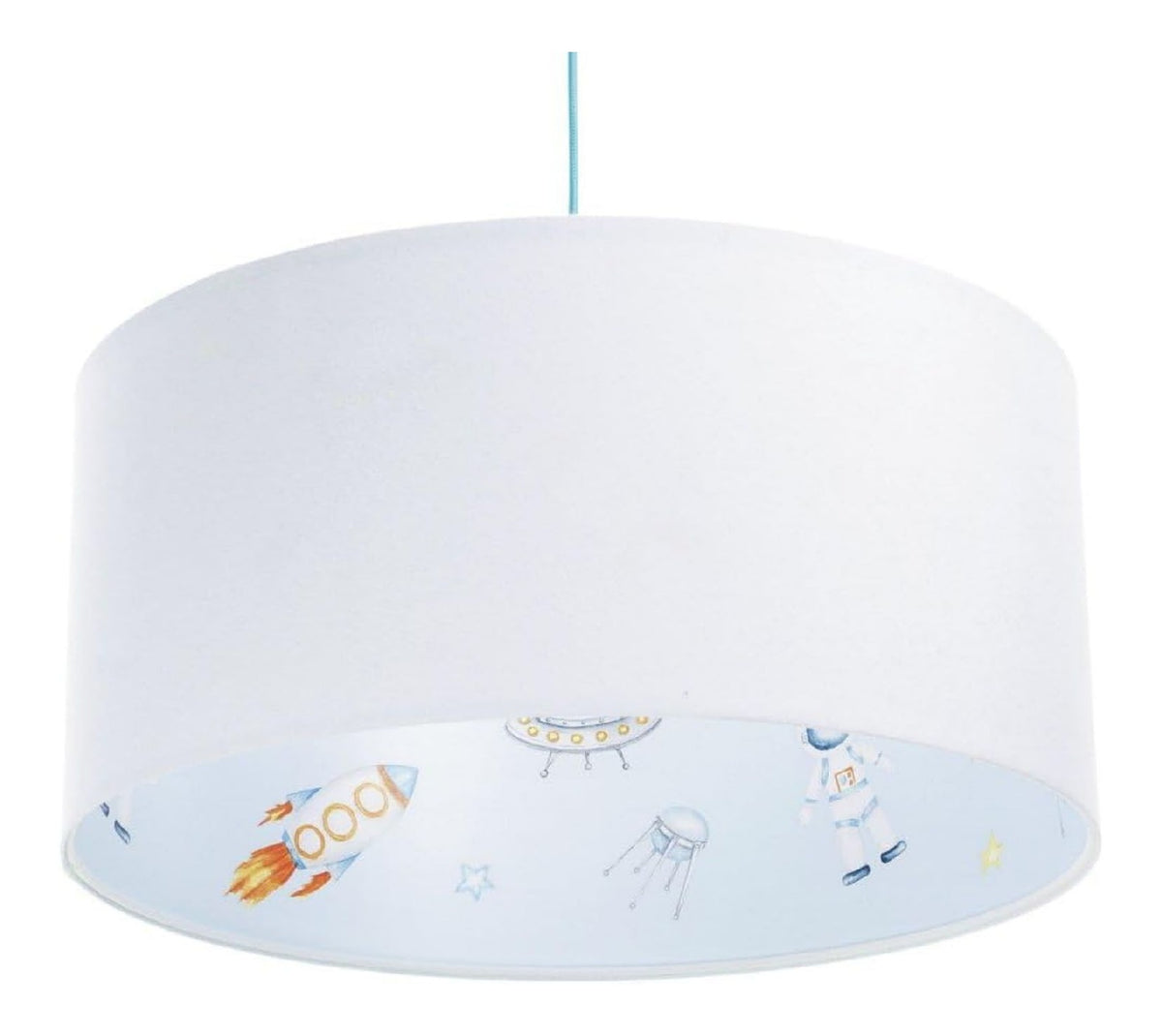 Suspension decoratif Blanc et Rouge avec diffusion lumineuse harmonieuse 60 W IP20
