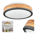 Plafonnier Blanc et Ambre a presence elegante et lumiere agreable IP20 3000 K