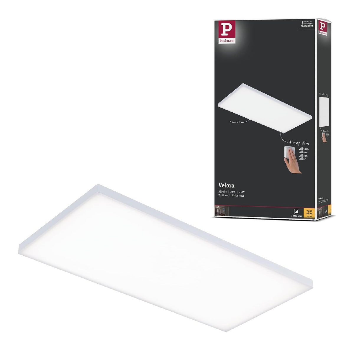 Plafonnier Blanc au style moderne avec conception fonctionnelle 3000 K