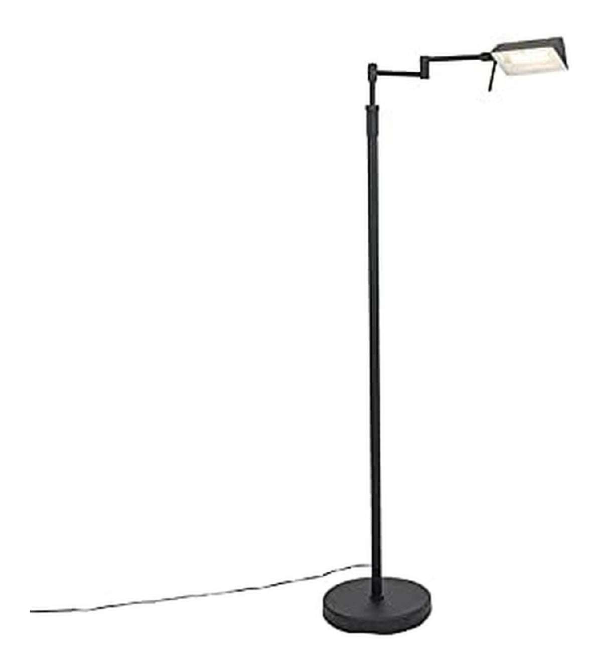 Lampadaire Noir et Blanc a presence elegante et lumiere agreable IP20