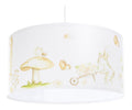 Solution lumineuse Blanc et Rouge au dessin sobre en format suspension 60 W IP20