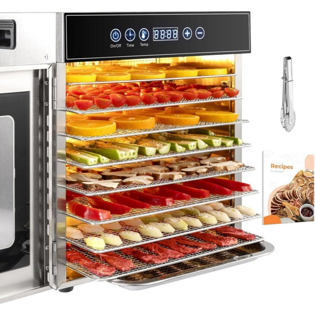 Kwasyo Deshydrateur alimentaire 8 W Argente Econome en energie