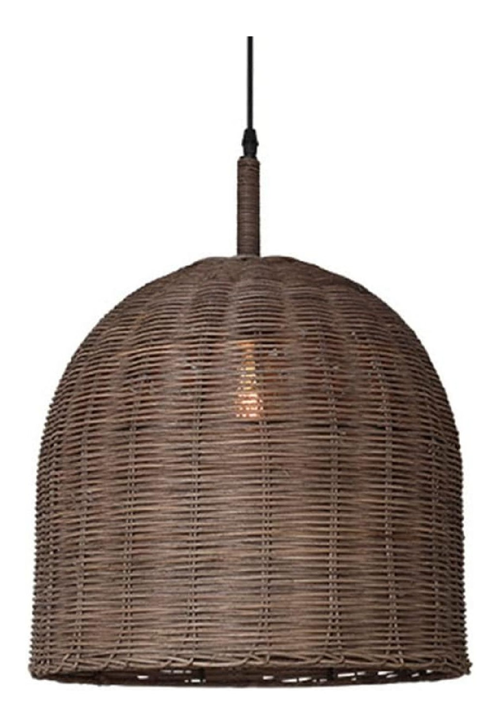 Suspension Ambre et Rouge aux lignes epurees avec eclairage confortable 60W E27