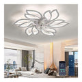 Lustre Blanc et Ambre au style moderne avec conception fonctionnelle