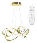 Solution lumineuse Dore et Ambre au dessin sobre en format suspension