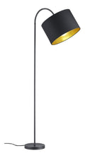 Plafonnier Noir et Dore au style moderne avec conception fonctionnelle 60 W E27