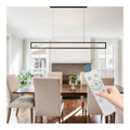 Suspension decoratif Noir et Blanc avec diffusion lumineuse harmonieuse 35W 3000K
