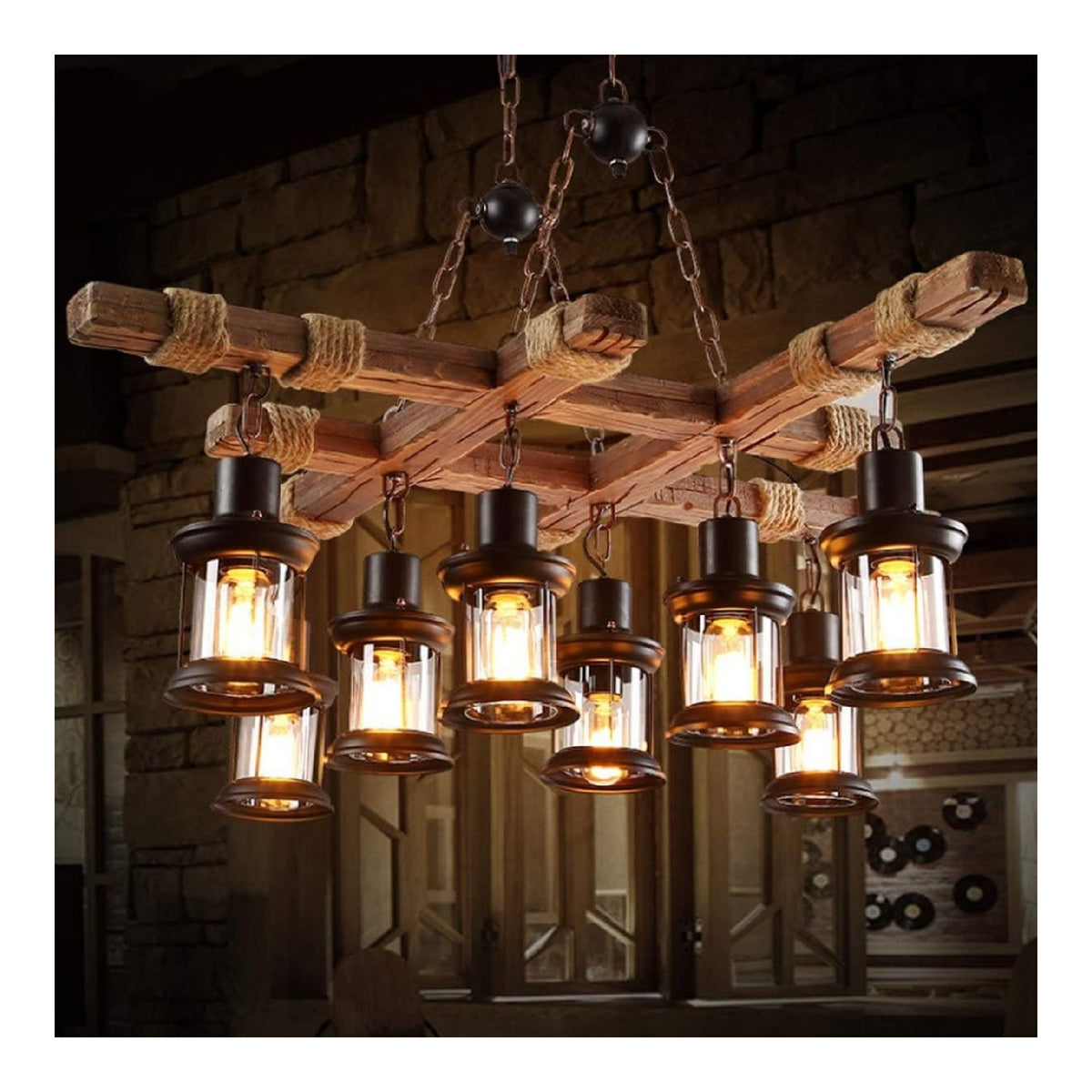 Suspension decoratif Rouge avec diffusion lumineuse harmonieuse E27 14-4738
