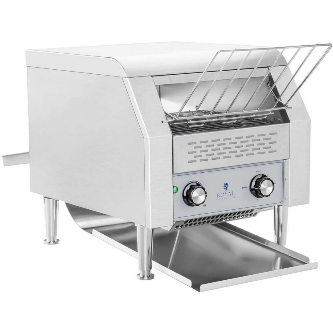 Royal Catering Gril electrique 200 W Acier inoxydable Compact