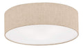 Solution lumineuse Blanc au dessin sobre en format plafonnier E14
