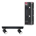 Eclairage Noir et Rouge contemporain en version spot de plafond 10W IP44 GU10