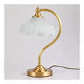Solution lumineuse Ambre et Rouge au dessin sobre en format lampe de table 40 W E27