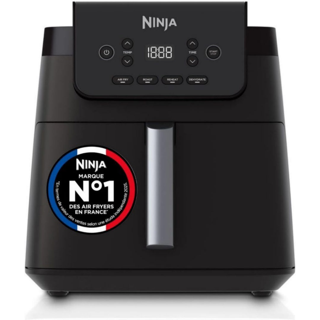 Ninja Friteuse sans huile 6.2 L Noir Revetement antiadhesif Compatible lave-vaisselle