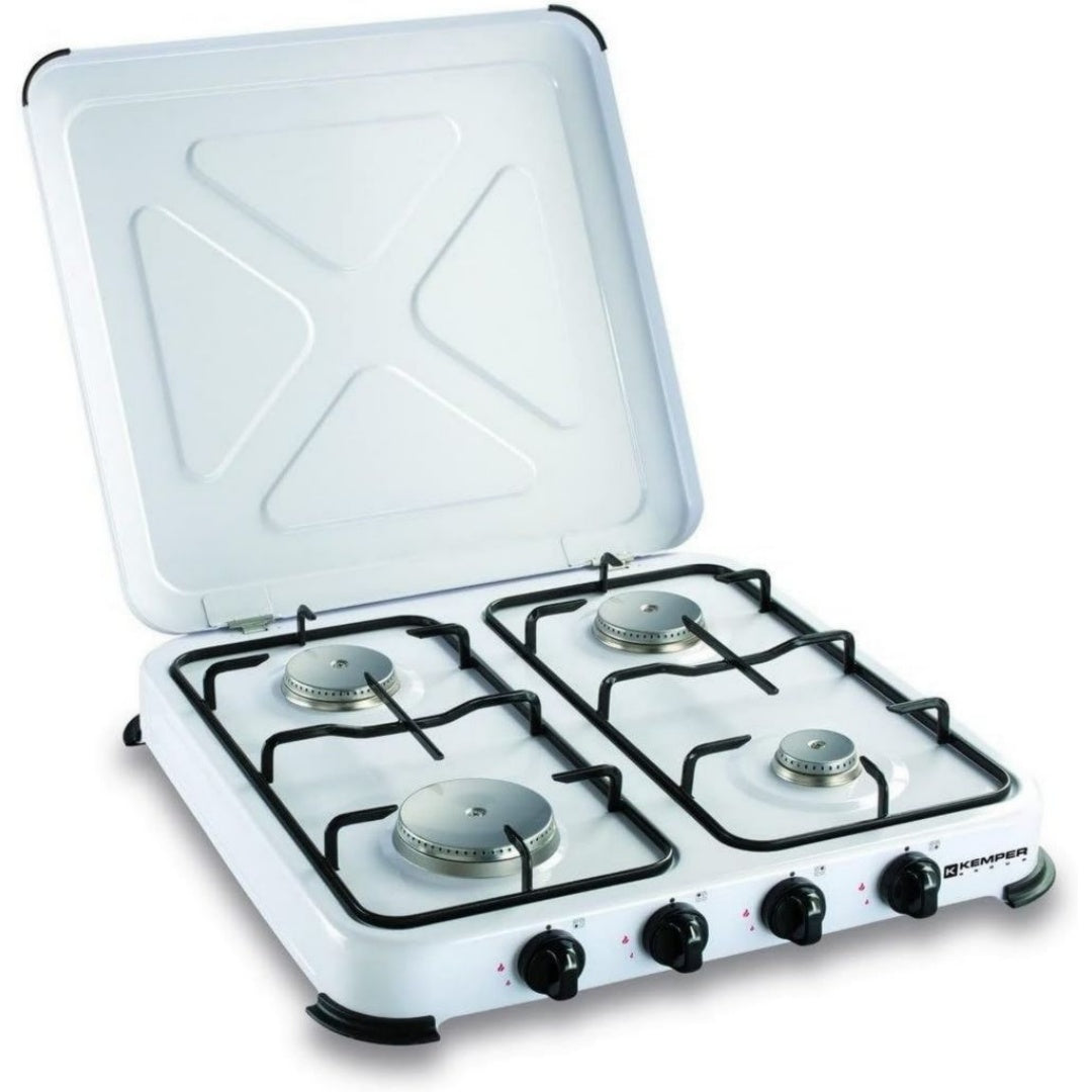 Kemper Gril electrique 4650 W Blanc Compact