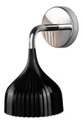 Applique murale Noir et Rose aux lignes epurees avec eclairage confortable 5W IP20 E14