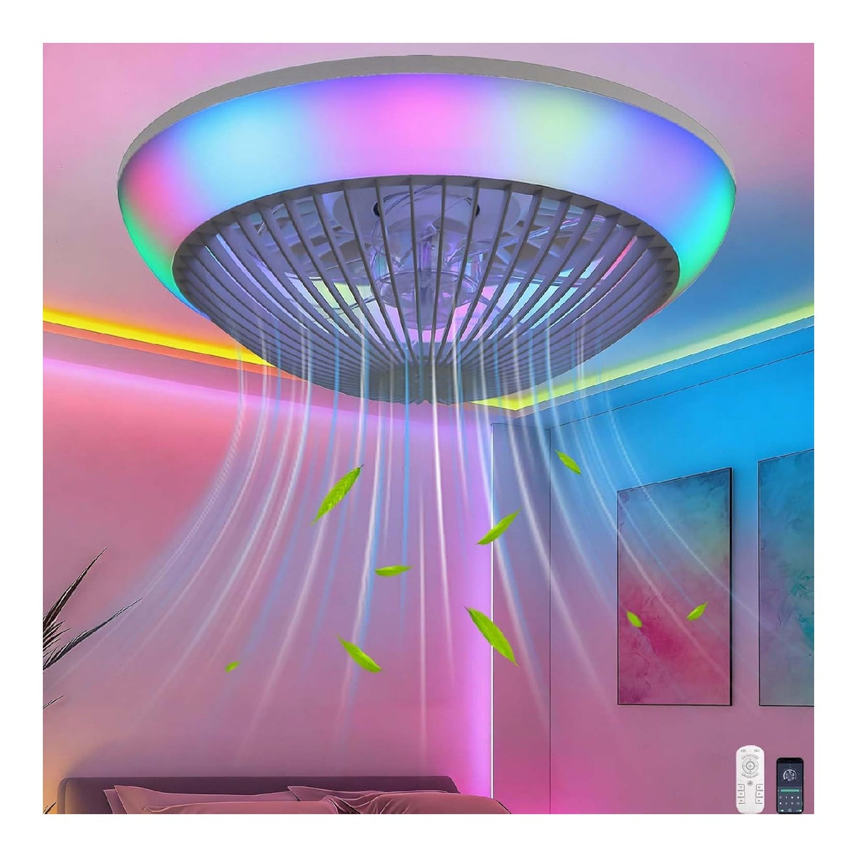 Lustre Blanc et Ambre a presence elegante et lumiere agreable 3000K