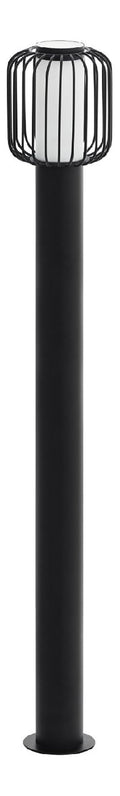 Luminaire Noir et Blanc a silhouette graphique de type lampadaire 28 W IP44 E27