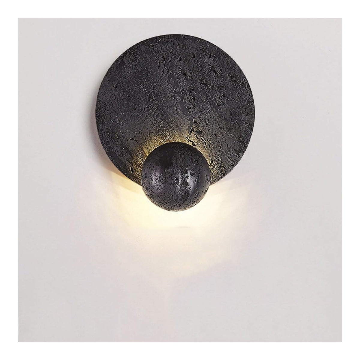 Luminaire Noir et Blanc a silhouette graphique de type applique murale 6 W 3000 K